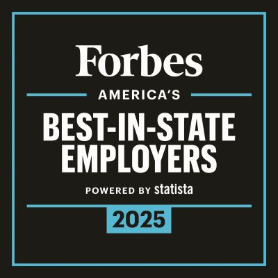 Forbes America's Best-In-State Employers powered by statista 2025